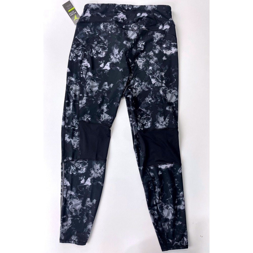 NWT MSRP $35 Old Navy Active Compression Leggings Womens XXL Black Geometric NEW